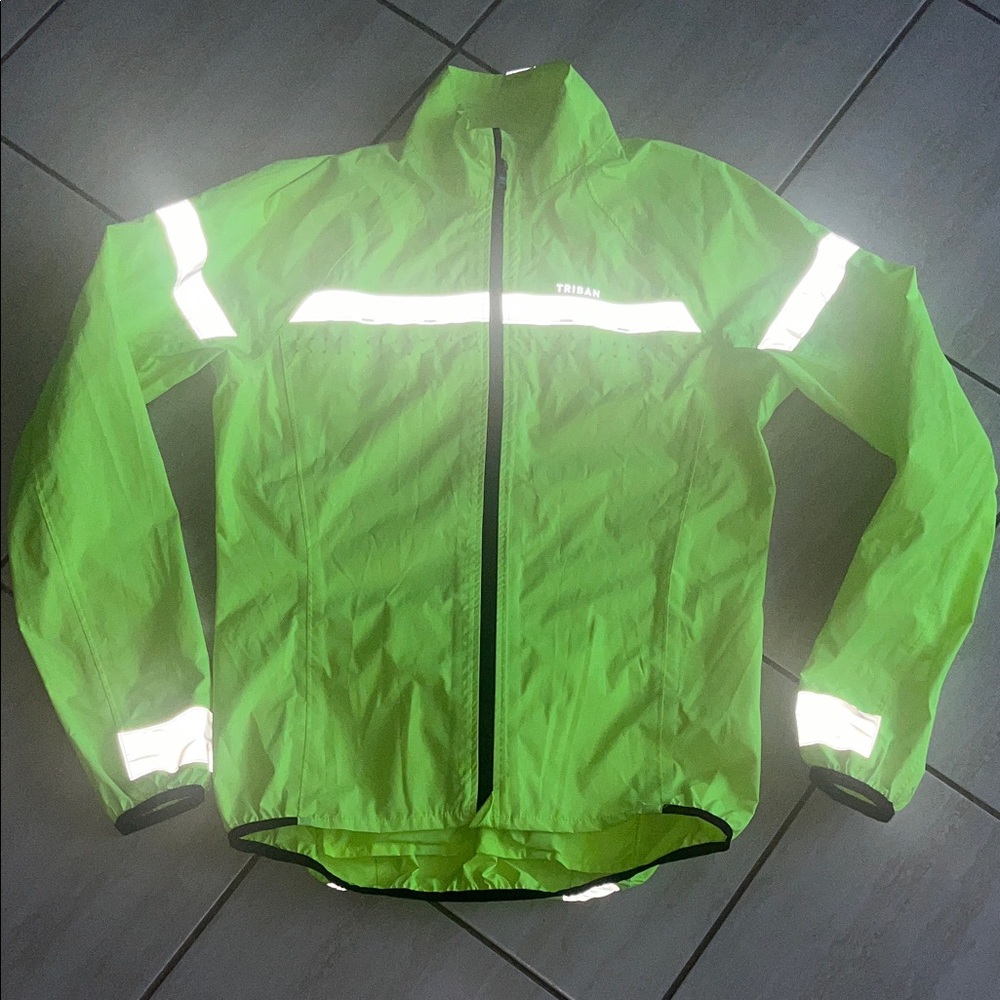Decathlon Triban Shell Florescent Jacket Small